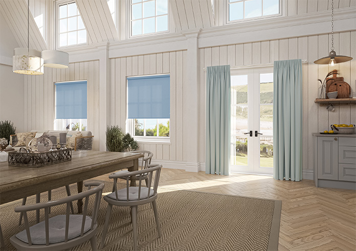 Roma, Horizon Blue - Roller Blind - Image 7